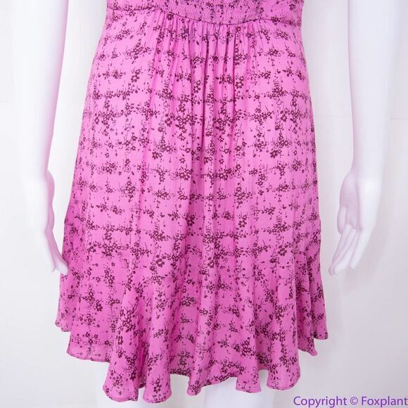 NEW Intimately Free People Caught Up Printed Slip‎ Dress, Pink, XS - Picture 7 of 14